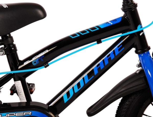 Volare Super GT Kinderfiets – Jongens – 12 inch – Blauw – Twee handremmen