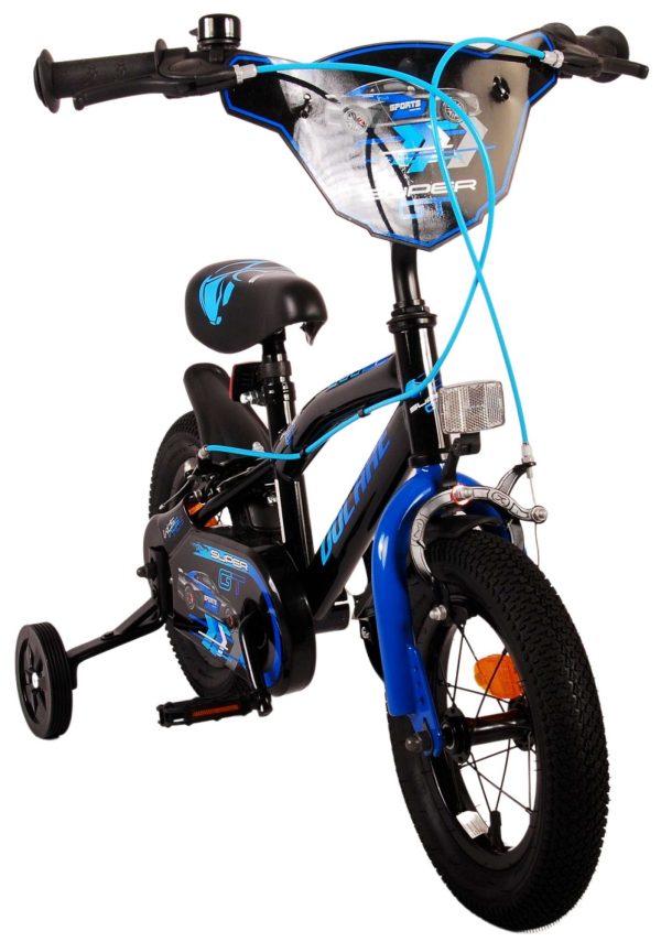 Volare Super GT Kinderfiets – Jongens – 12 inch – Blauw – Twee handremmen
