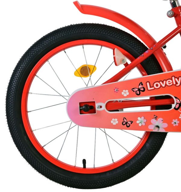 Volare Lovely Kinderfiets – Meisjes – 18 inch – Roze Wit