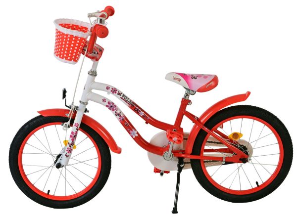Volare Lovely Kinderfiets – Meisjes – 18 inch – Roze Wit