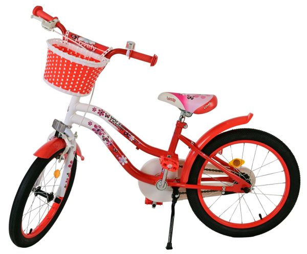 Volare Lovely Kinderfiets – Meisjes – 18 inch – Roze Wit