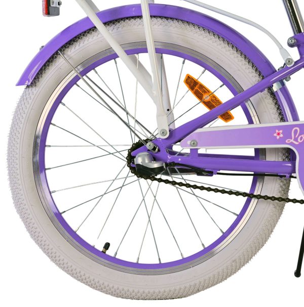 Volare Lovely Kinderfiets – Meisjes – 20 inch – Paars – 3 versnellingen