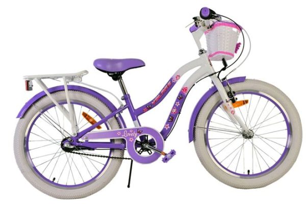 Volare Lovely Kinderfiets – Meisjes – 20 inch – Paars – 3 versnellingen