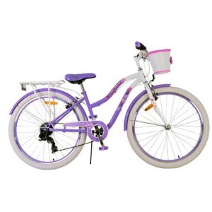 Volare Lovely Kinderfiets – Meisjes – 26 inch – Paars – 7 speed