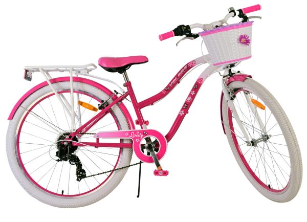 Volare Lovely Kinderfiets – Meisjes – 26 inch – Roze – 7 speed