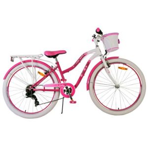 Volare Lovely Kinderfiets – Meisjes – 26 inch – Roze – 7 speed