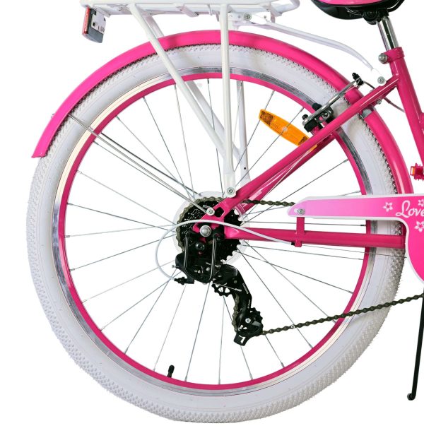Volare Lovely Kinderfiets – Meisjes – 26 inch – Roze – 7 speed