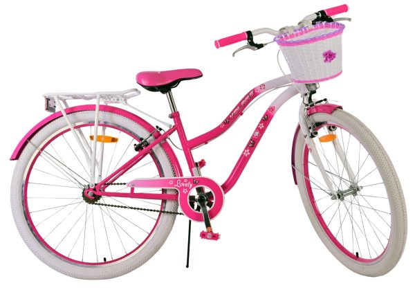 Volare Lovely Kinderfiets – Meisjes – 26 inch – Roze – Twee handremmen