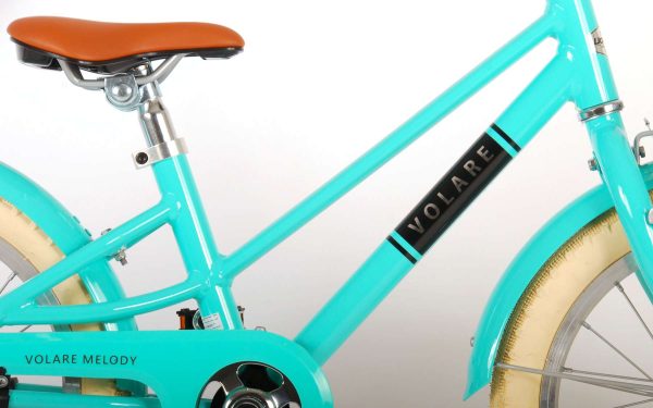 Volare Melody Kinderfiets – Meisjes – 16 inch – Turquoise – Prime Collection