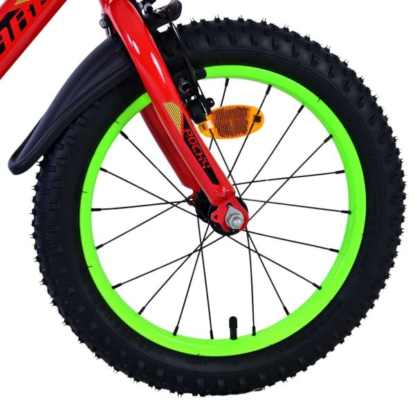 Volare Rocky Kinderfiets – Jongens – 16 inch – Rood
