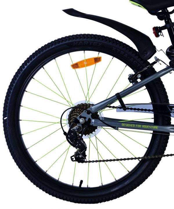 Volare Rocky Kinderfiets – 24 inch – Groen – 7 speed