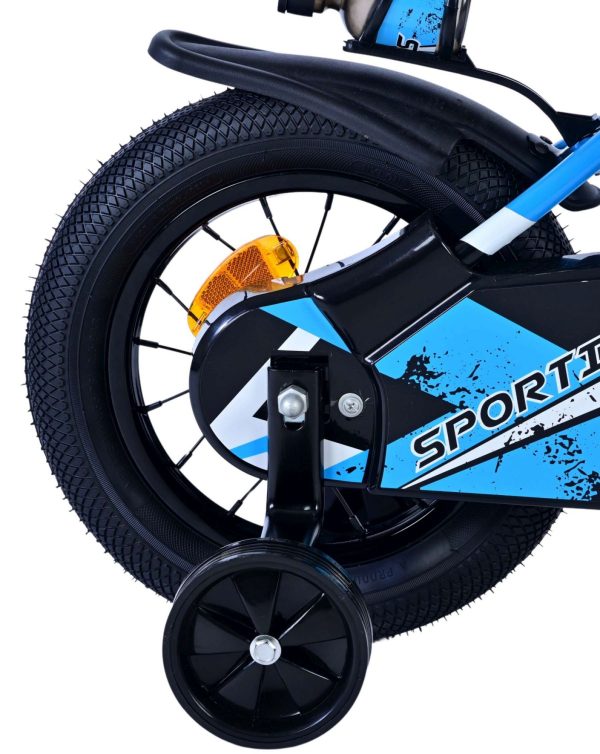 Volare Sportivo Kinderfiets – Jongens – 12 inch – Blauw Zwart