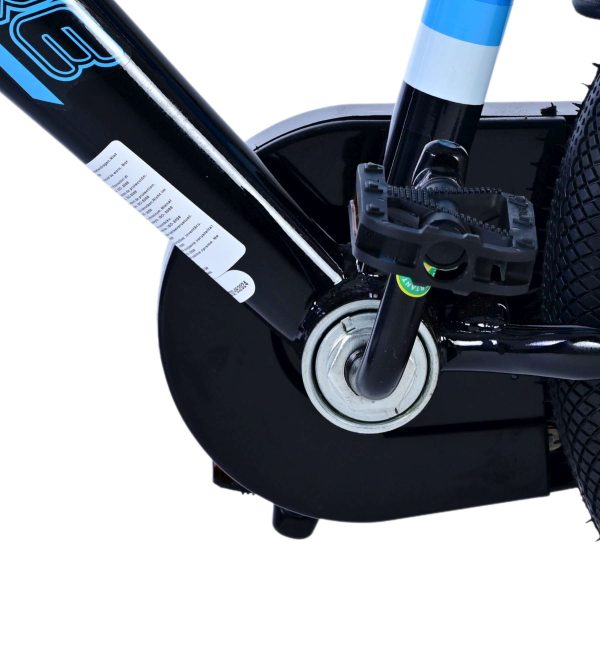 Volare Sportivo Kinderfiets – Jongens – 14 inch – Blauw Zwart – Twee Handremmen