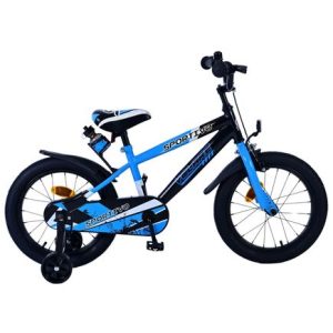 Volare Sportivo Kinderfiets – Jongens – 16 inch – Blauw Zwart