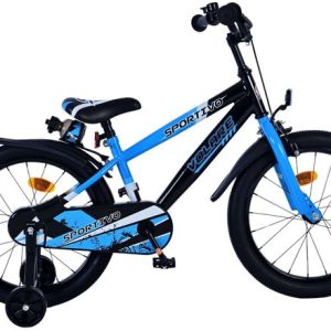 Volare Sportivo Kinderfiets – Jongens – 18 inch – Blauw Zwart