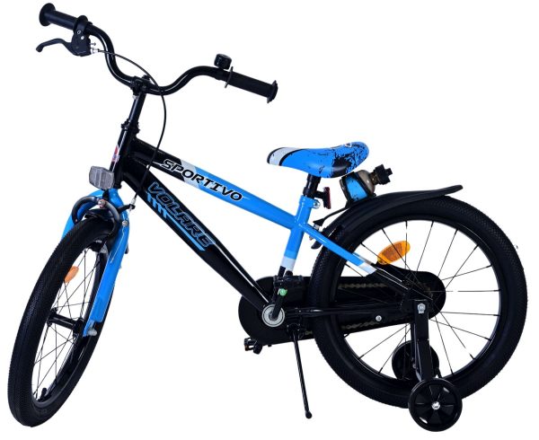 Volare Sportivo Kinderfiets – Jongens – 18 inch – Blauw Zwart
