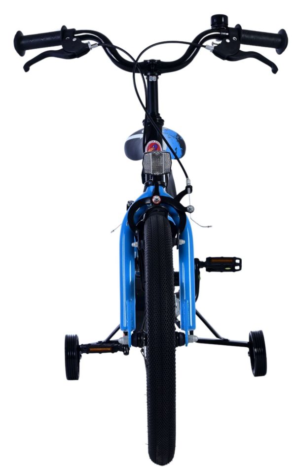 Volare Sportivo Kinderfiets – Jongens – 18 inch – Blauw Zwart – Twee Handremmen