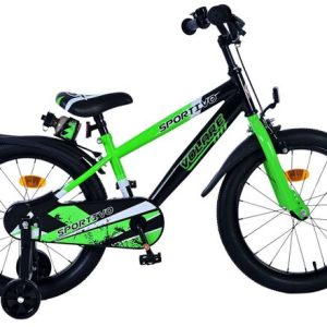 Volare Sportivo Kinderfiets – Jongens – 18 inch – Groen Zwart