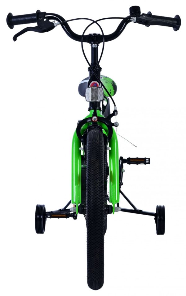 Volare Sportivo Kinderfiets – Jongens – 18 inch – Groen Zwart – Twee Handremmen