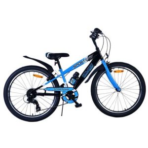 Volare Sportivo Kinderfiets – Jongens – 24 inch – 7 Speed – Zwart Blauw