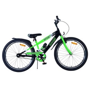 Volare Sportivo Kinderfiets – Jongens – 24 inch – Zwart Groen