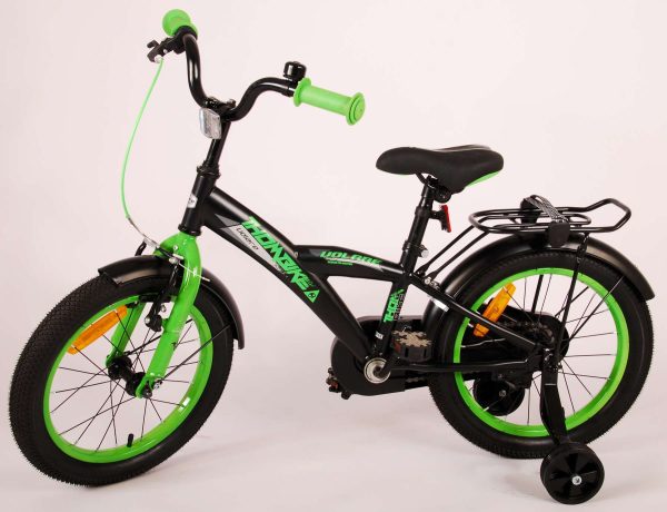 Volare Thombike Kinderfiets – Jongens – 16 inch – Zwart Groen