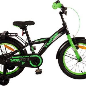 Volare Thombike Kinderfiets – Jongens – 16 inch – Zwart Groen
