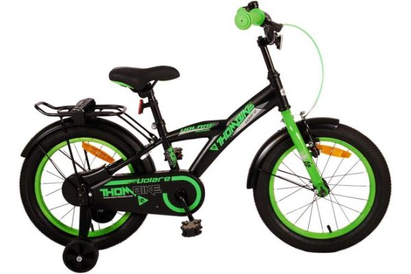 Volare Thombike Kinderfiets – Jongens – 16 inch – Zwart Groen