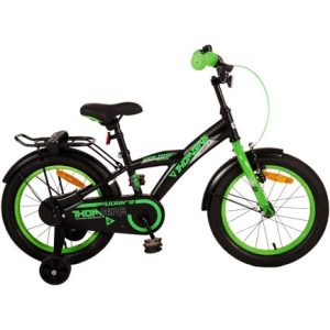 Volare Thombike Kinderfiets – Jongens – 16 inch – Zwart Groen