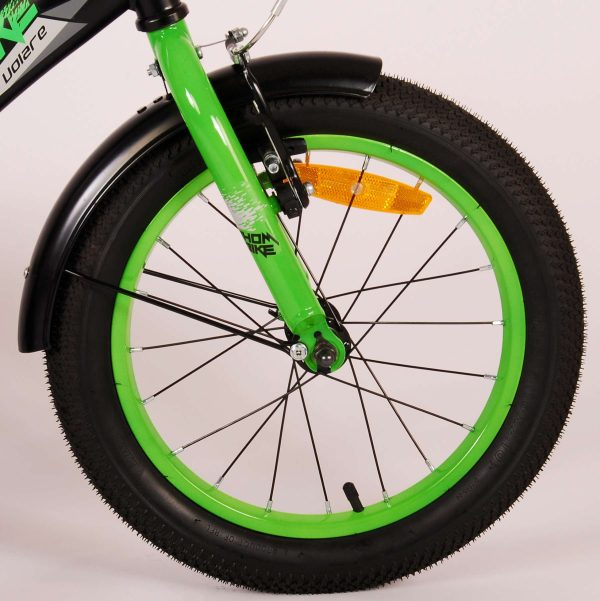 Volare Thombike Kinderfiets – Jongens – 16 inch – Zwart Groen