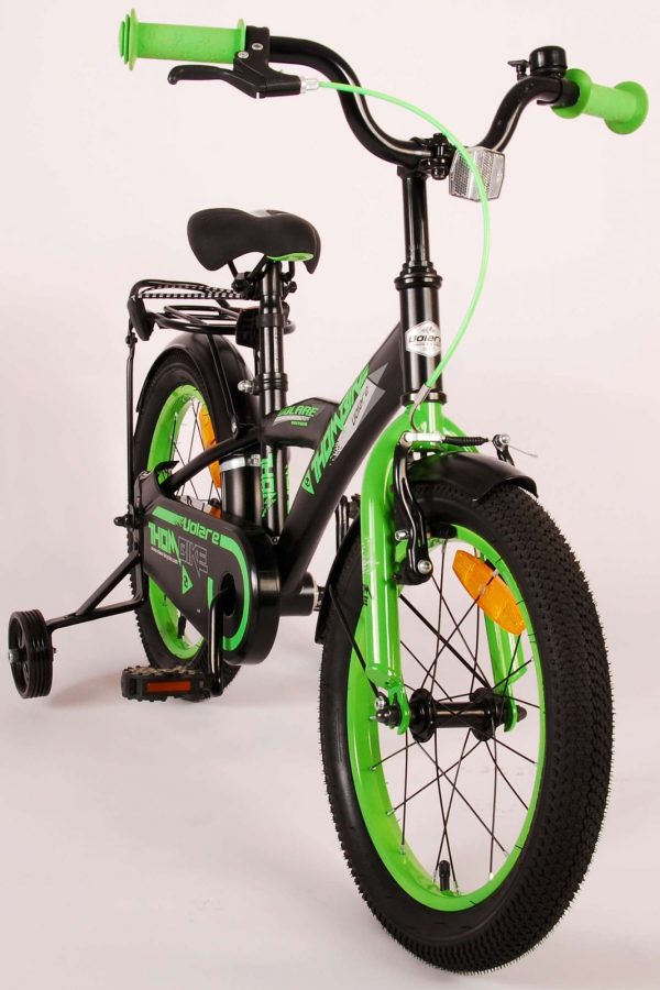 Volare Thombike Kinderfiets – Jongens – 16 inch – Zwart Groen