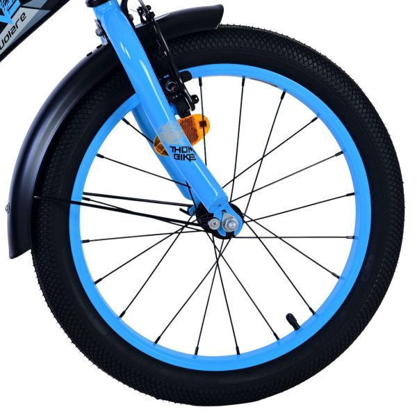 Volare Thombike Kinderfiets – Jongens – 18 inch – Zwart Blauw