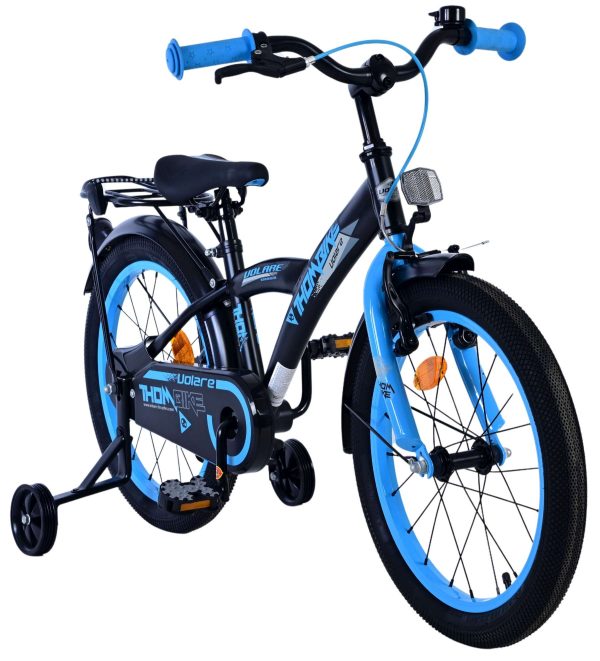 Volare Thombike Kinderfiets – Jongens – 18 inch – Zwart Blauw