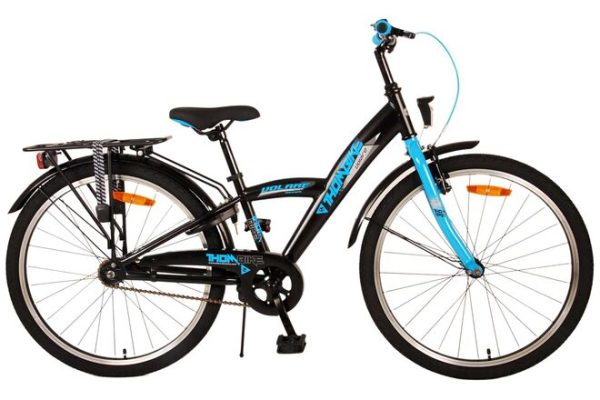 Volare Thombike Kinderfiets – Jongens – 24 inch – Zwart Blauw