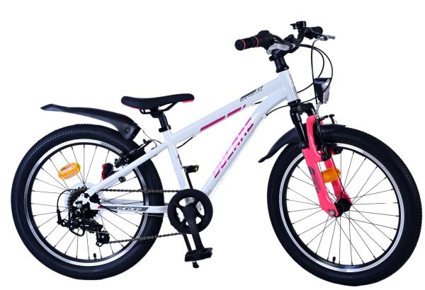 Volare XC Race Kinderfiets – 20 inch – 7 speed – Wit Roze