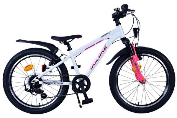Volare XC Race Kinderfiets – 20 inch – 7 speed – Wit Roze