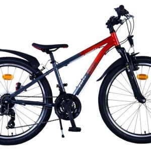 Volare XC Race Kinderfiets – 24 inch – 21 speed – Rood/Grijs