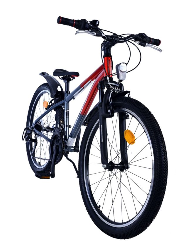Volare XC Race Kinderfiets – 24 inch – 21 speed – Rood/Grijs