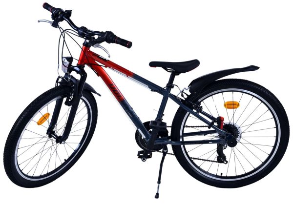 Volare XC Race Kinderfiets – 24 inch – 21 speed – Rood/Grijs