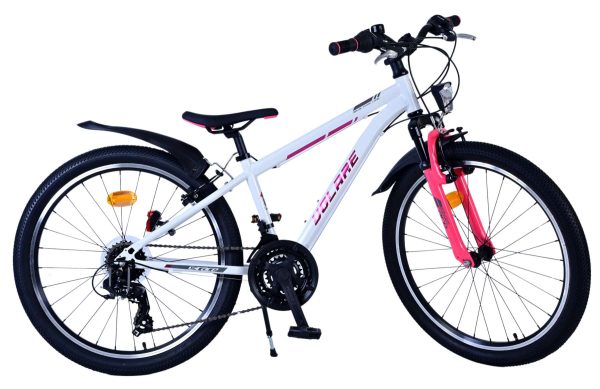 Volare XC Race Kinderfiets – 24 inch – 21 speed – Wit Roze