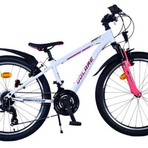 Volare XC Race Kinderfiets – 24 inch – 21 speed – Wit Roze