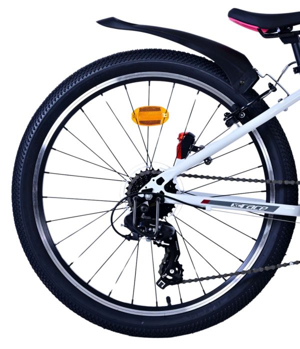 Volare XC Race Kinderfiets – 24 inch – 21 speed – Wit Roze