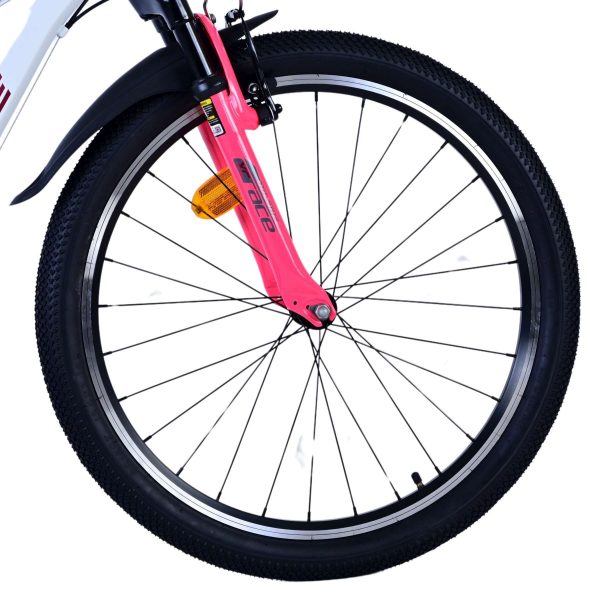 Volare XC Race Kinderfiets – 24 inch – 21 speed – Wit Roze