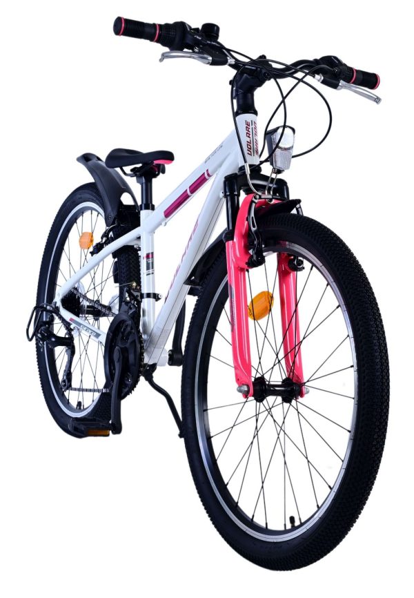 Volare XC Race Kinderfiets – 24 inch – 21 speed – Wit Roze