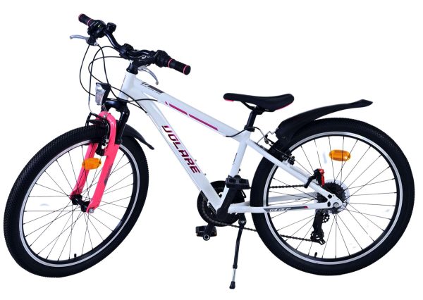 Volare XC Race Kinderfiets – 24 inch – 21 speed – Wit Roze