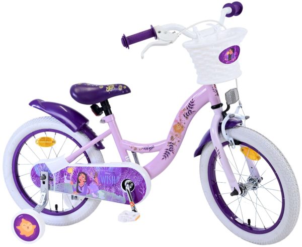 Disney Wish Kinderfiets – Meisjes – 16 inch – Paars
