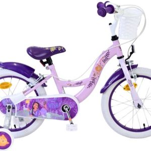 Disney Wish Kinderfiets – Meisjes – 16 inch – Paars – Twee handremmen