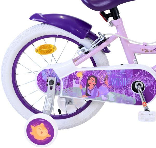 Disney Wish Kinderfiets – Meisjes – 16 inch – Paars – Twee handremmen