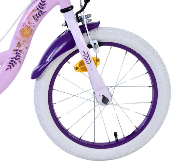 Disney Wish Kinderfiets – Meisjes – 16 inch – Paars – Twee handremmen