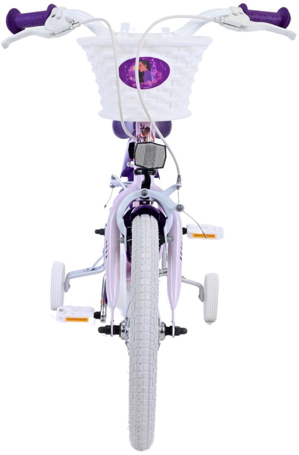 Disney Wish Kinderfiets – Meisjes – 16 inch – Paars – Twee handremmen